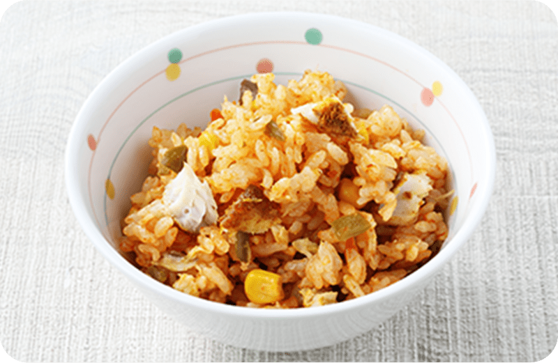 トマトと鯖の炊き込みご飯