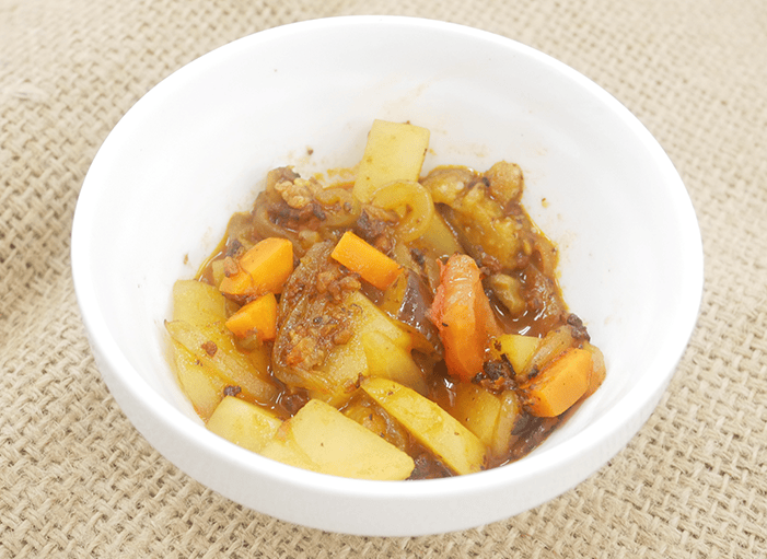 夏野菜とトマトのカレー炒め