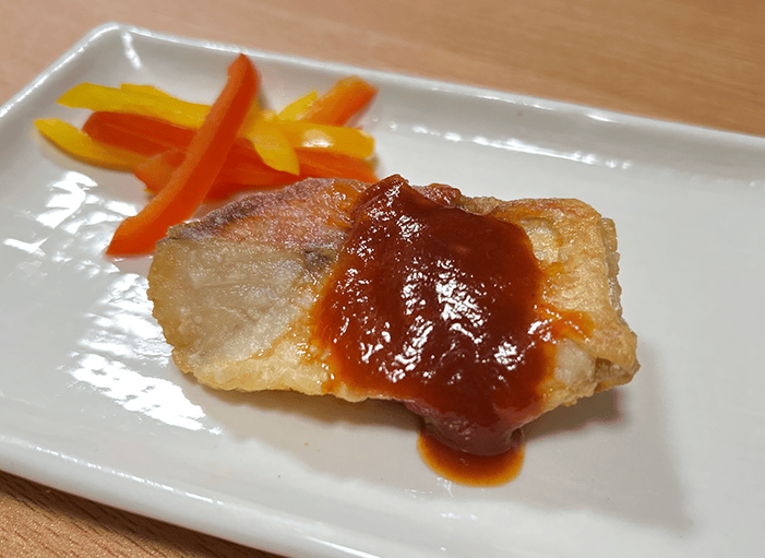 白身魚のチリソース風焼