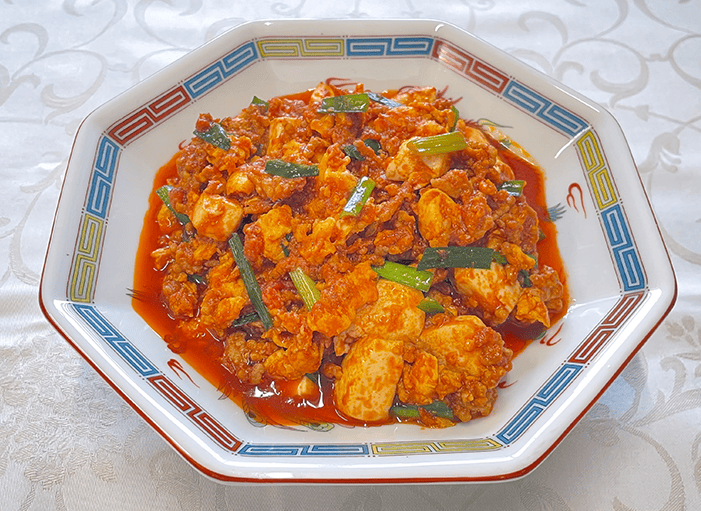 トマ玉麻婆豆腐