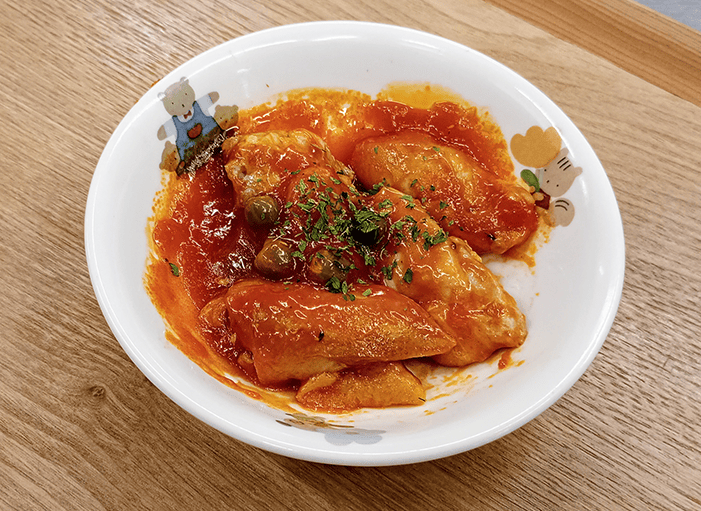 白だしトマトチキン
